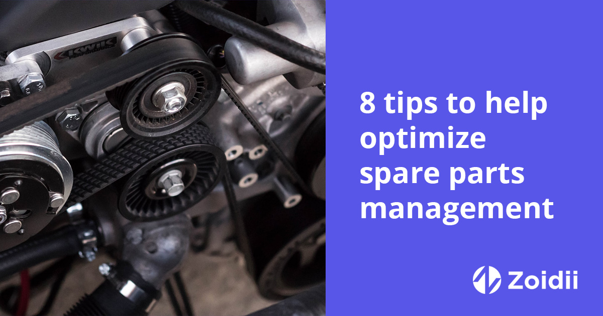 8 tips to help optimize spare parts management