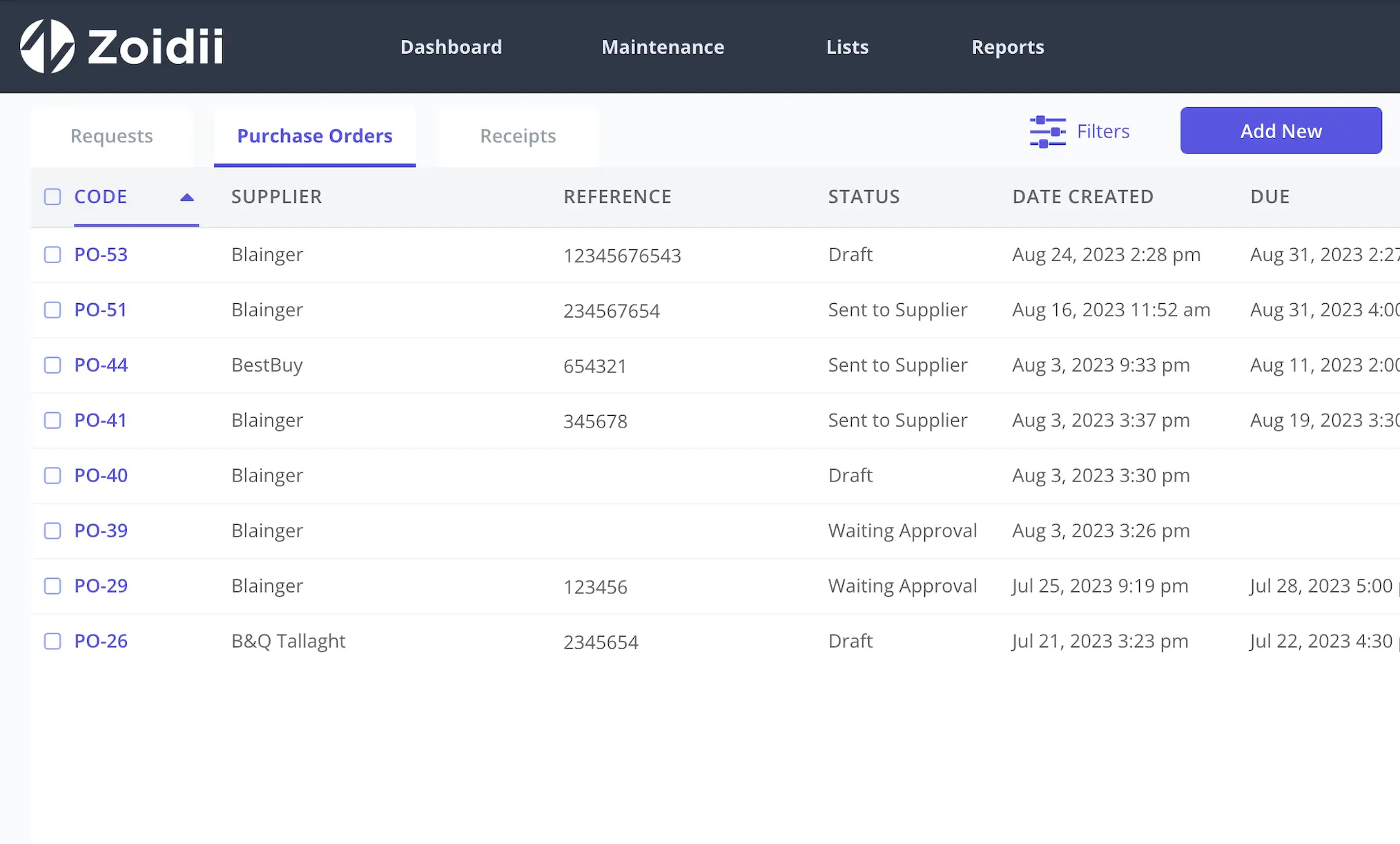 CMMS Checklist Setup
