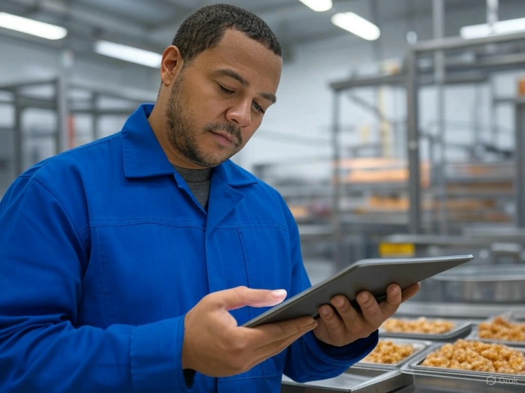 CMMS preventive maintenance in food production facility