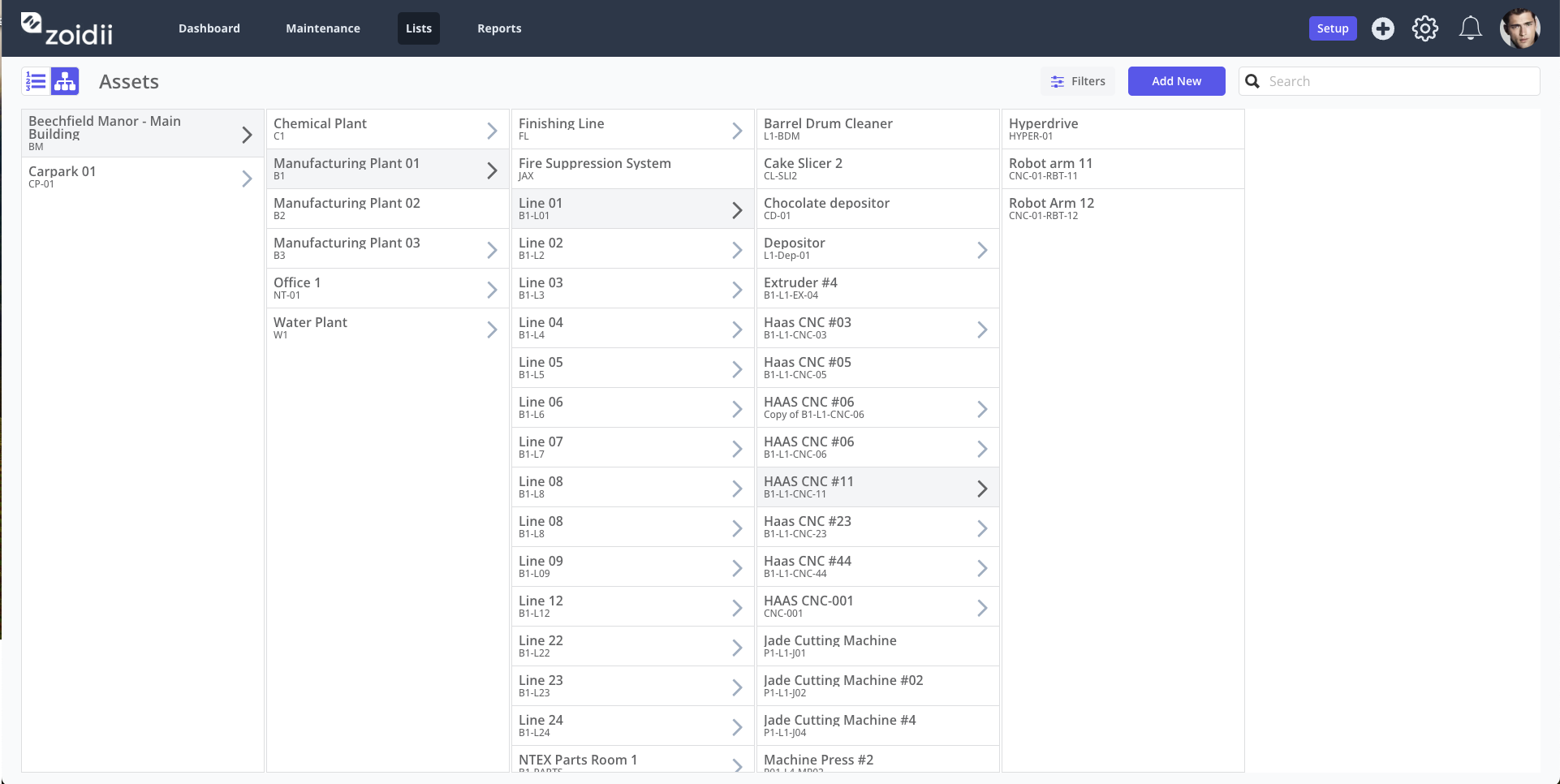 Asset Registry Zoidii