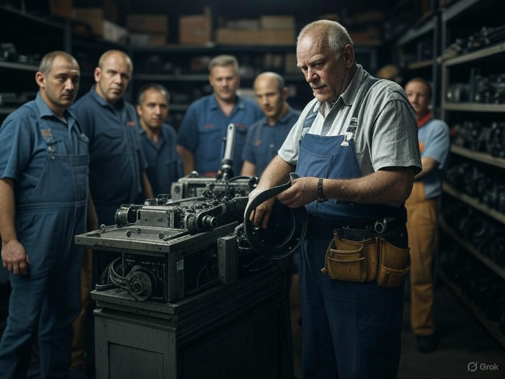 Maintenance Team Solving a Problem