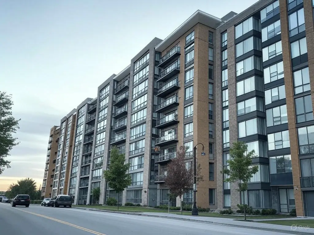 apartment building street view