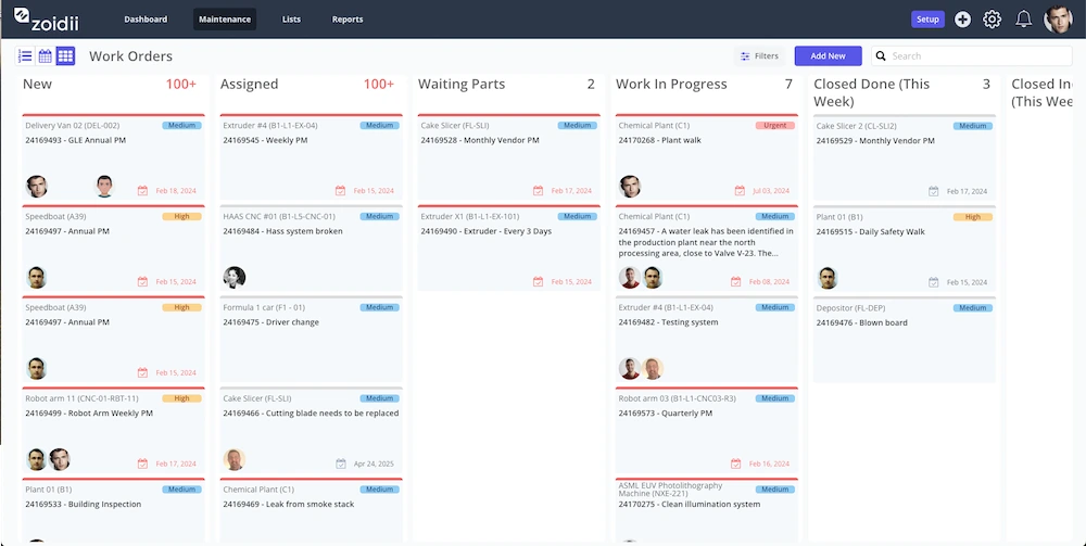 Zoidii Kanban Board