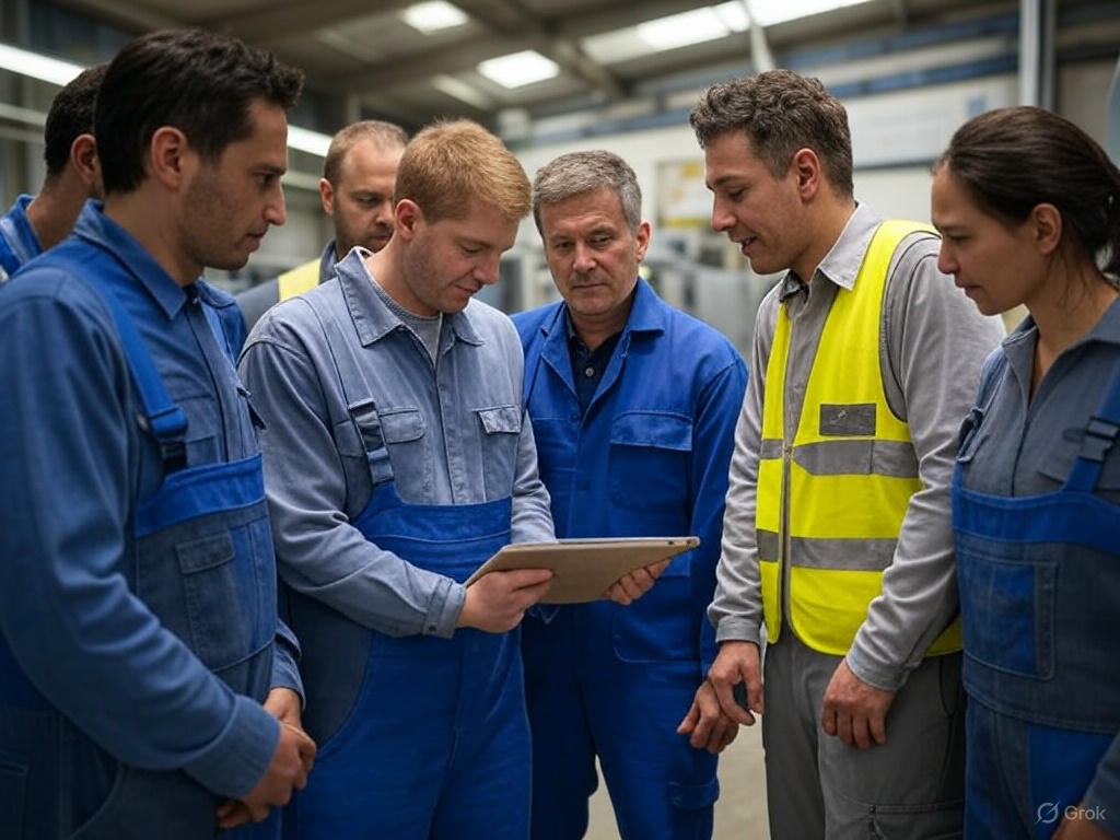 Maintenance Team in a plant