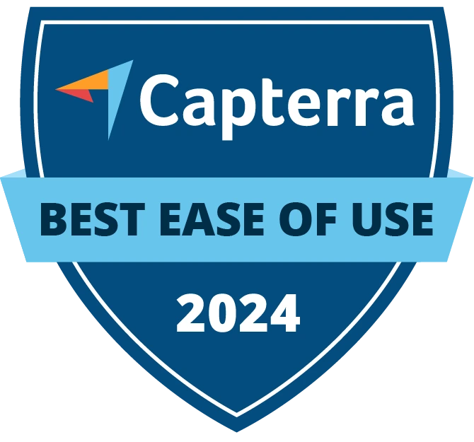 2024 - Capterra - Best of Ease of Use