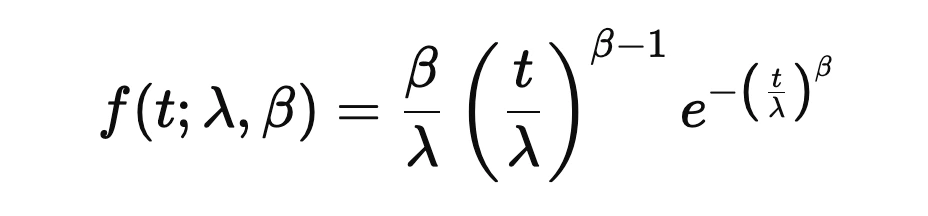 The probability density function