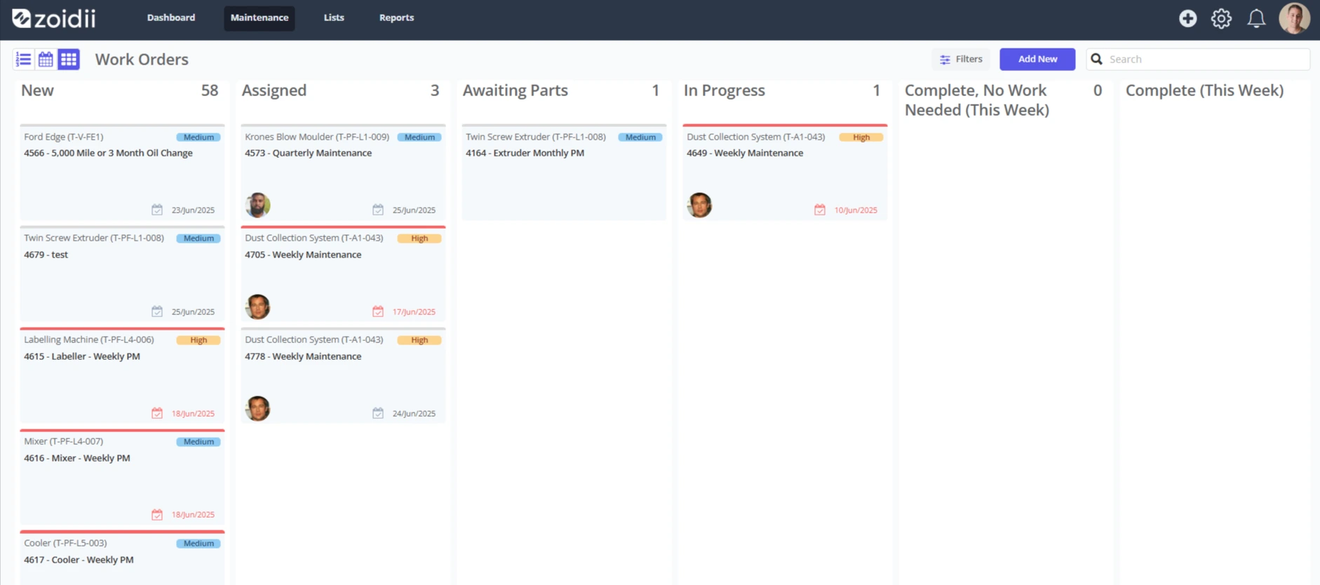 Create a New Work Order Status - 7