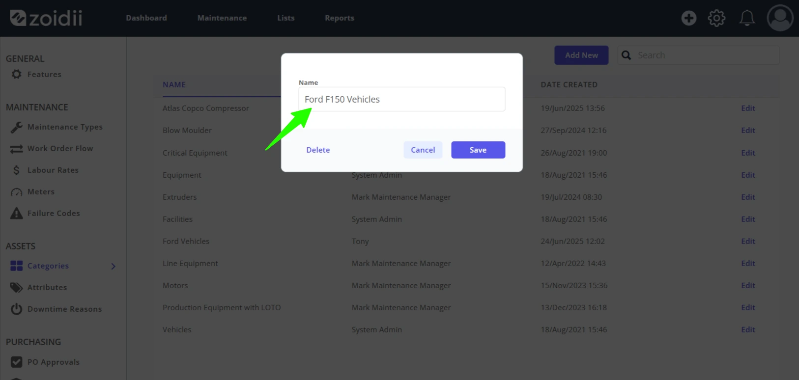 Add Edit Asset Categories - 7