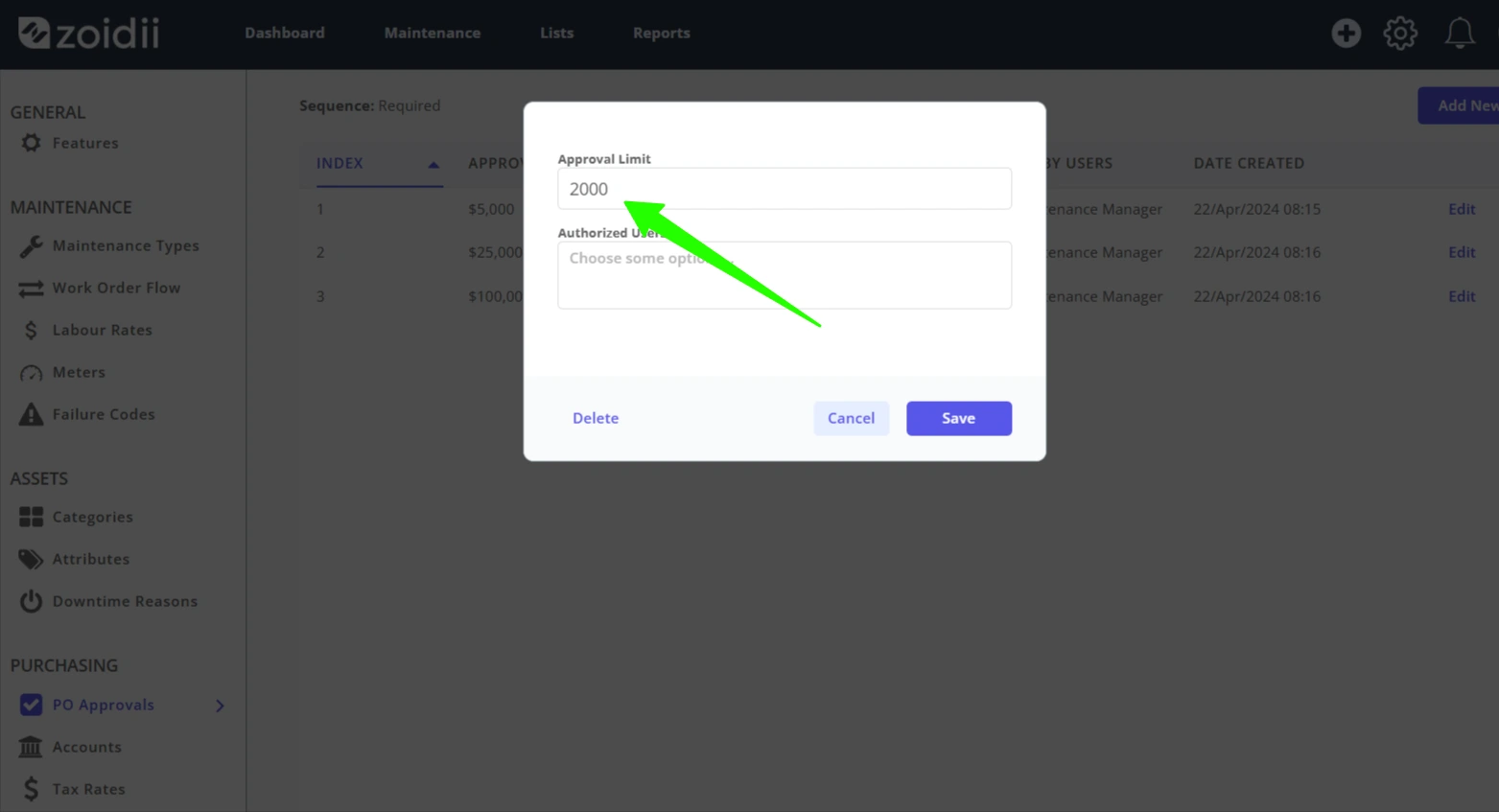 Configure Purchase Order Approval Levels - 4
