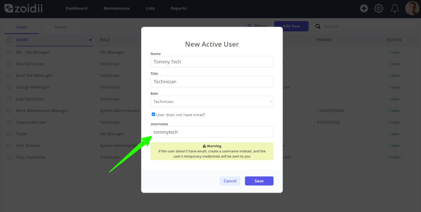 Create a User - 9
