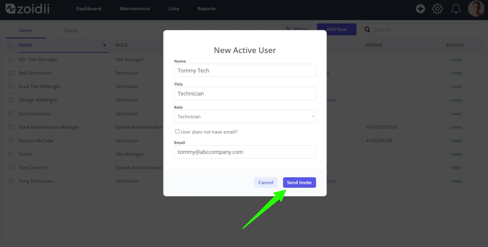Create a User - 7