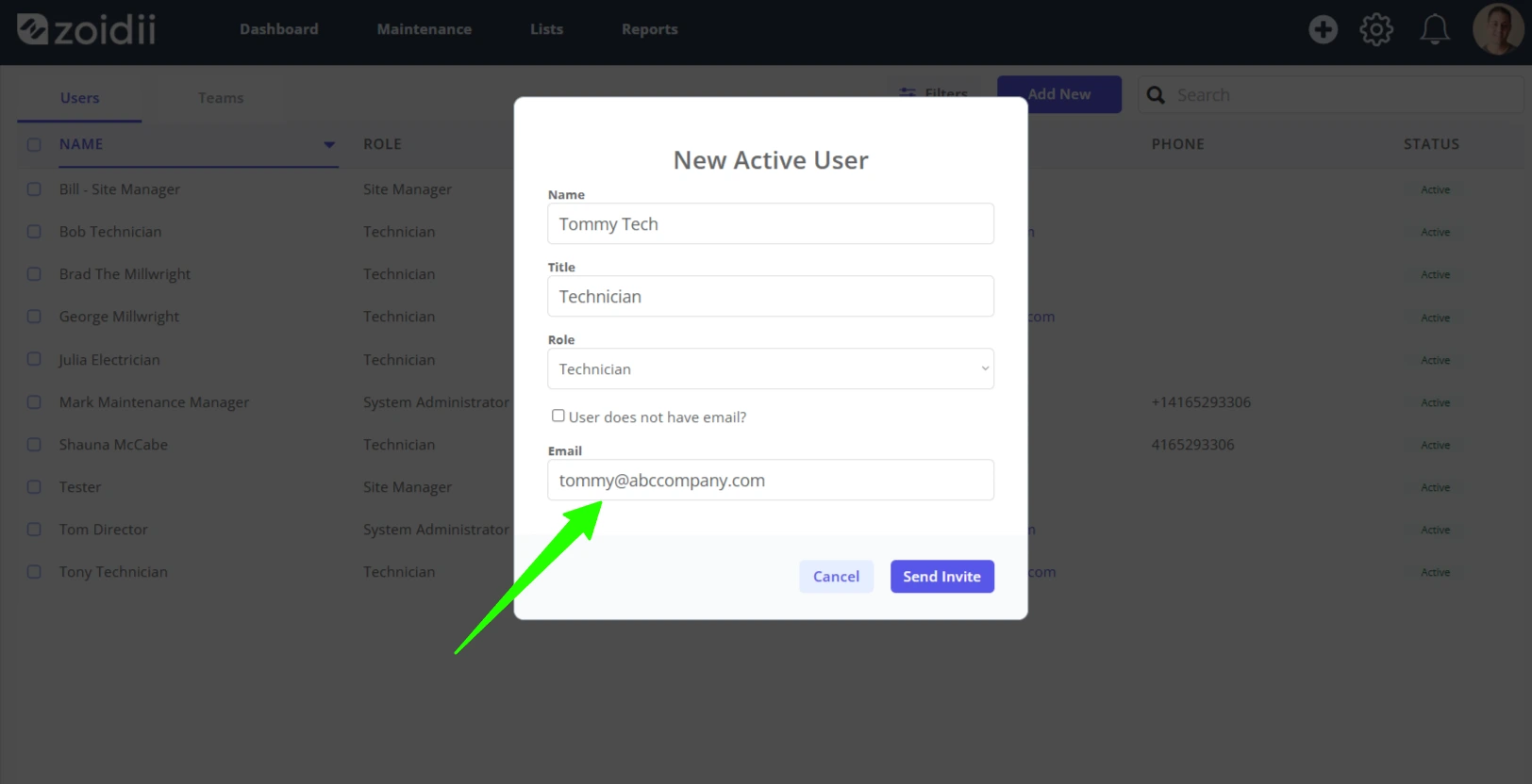Create a User - 6