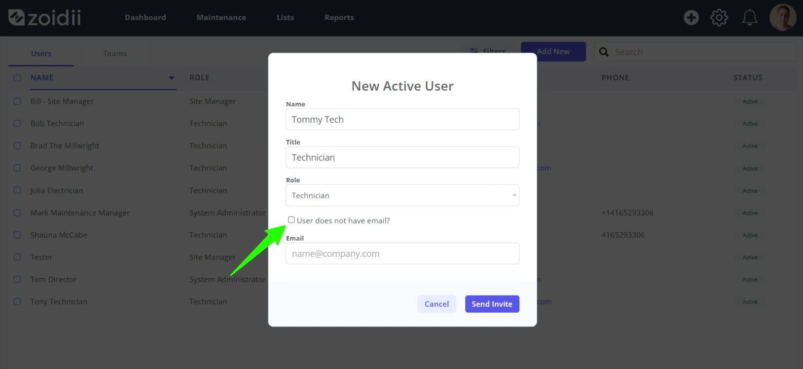 Create a User - 5
