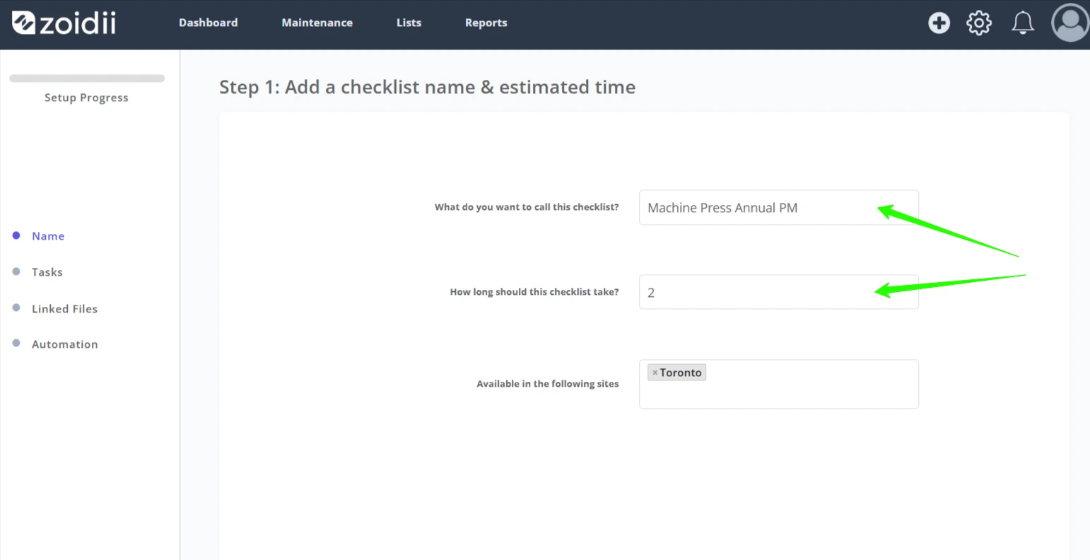 Add a Checklist - 3