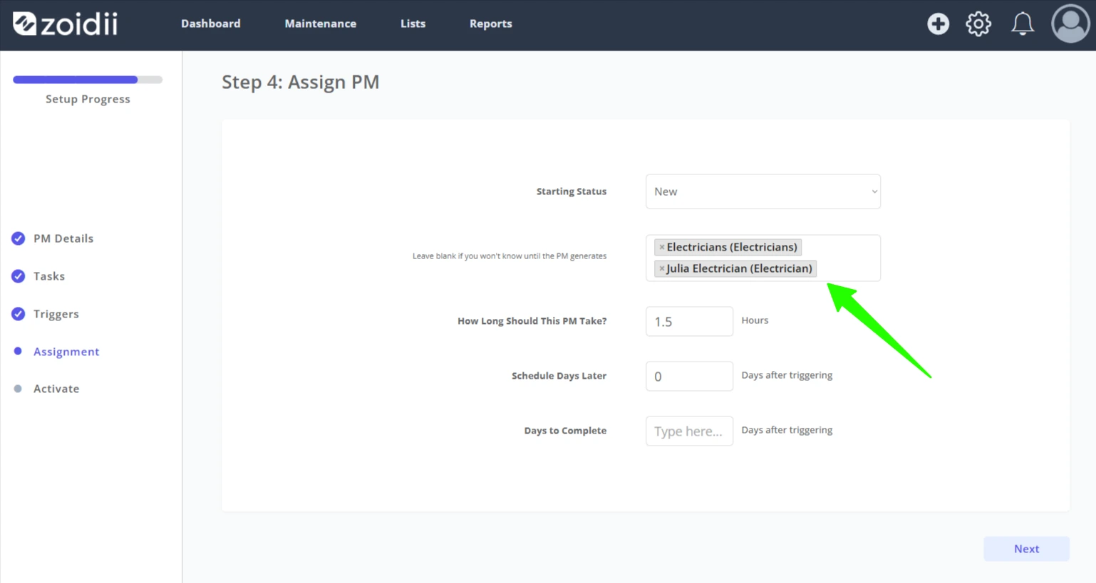 Create a Time-Based PM - 15