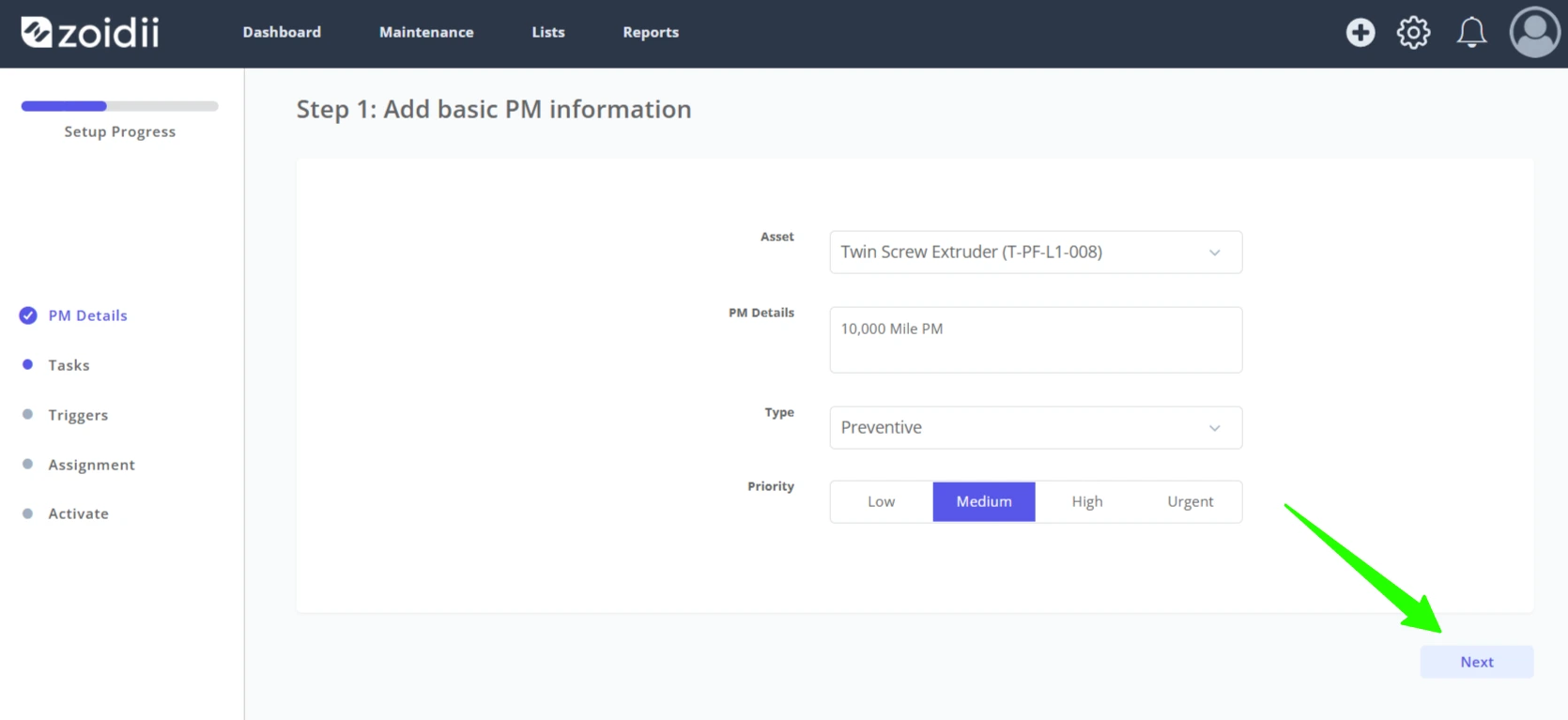 Create a Meter-Based PM - 4