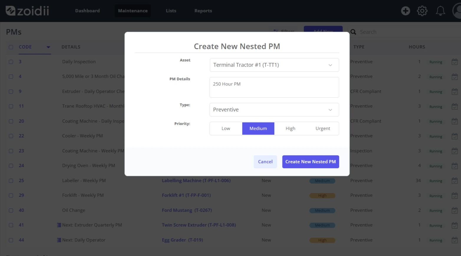 Create a Nested PM - 2
