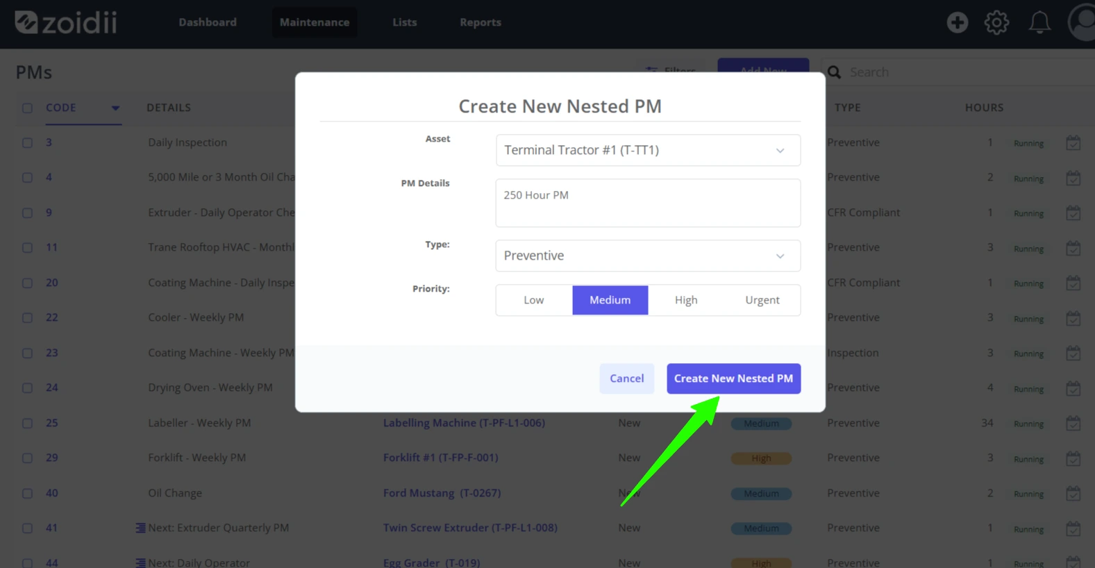 Create a Nested PM - 3