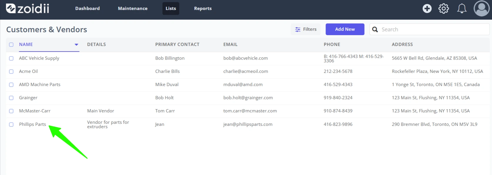 Add/Edit a Business, Customer, or Vendor - 4