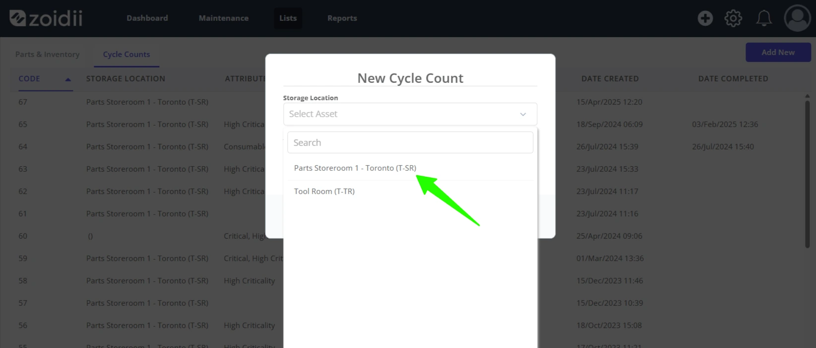 Create a Stock Count - 4