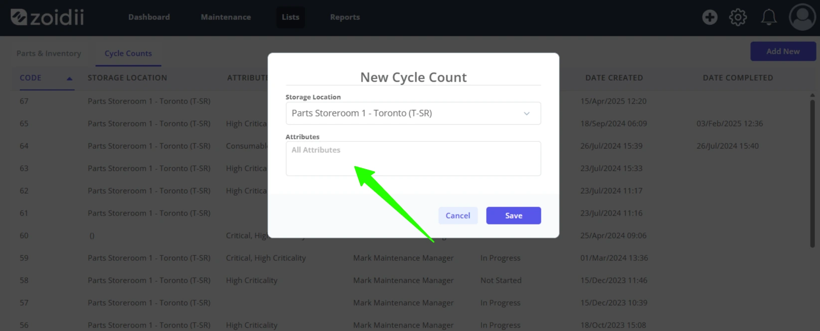 Create a Stock Count - 5