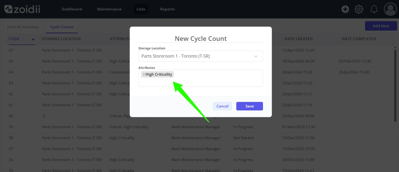 Create a Stock Count - 6