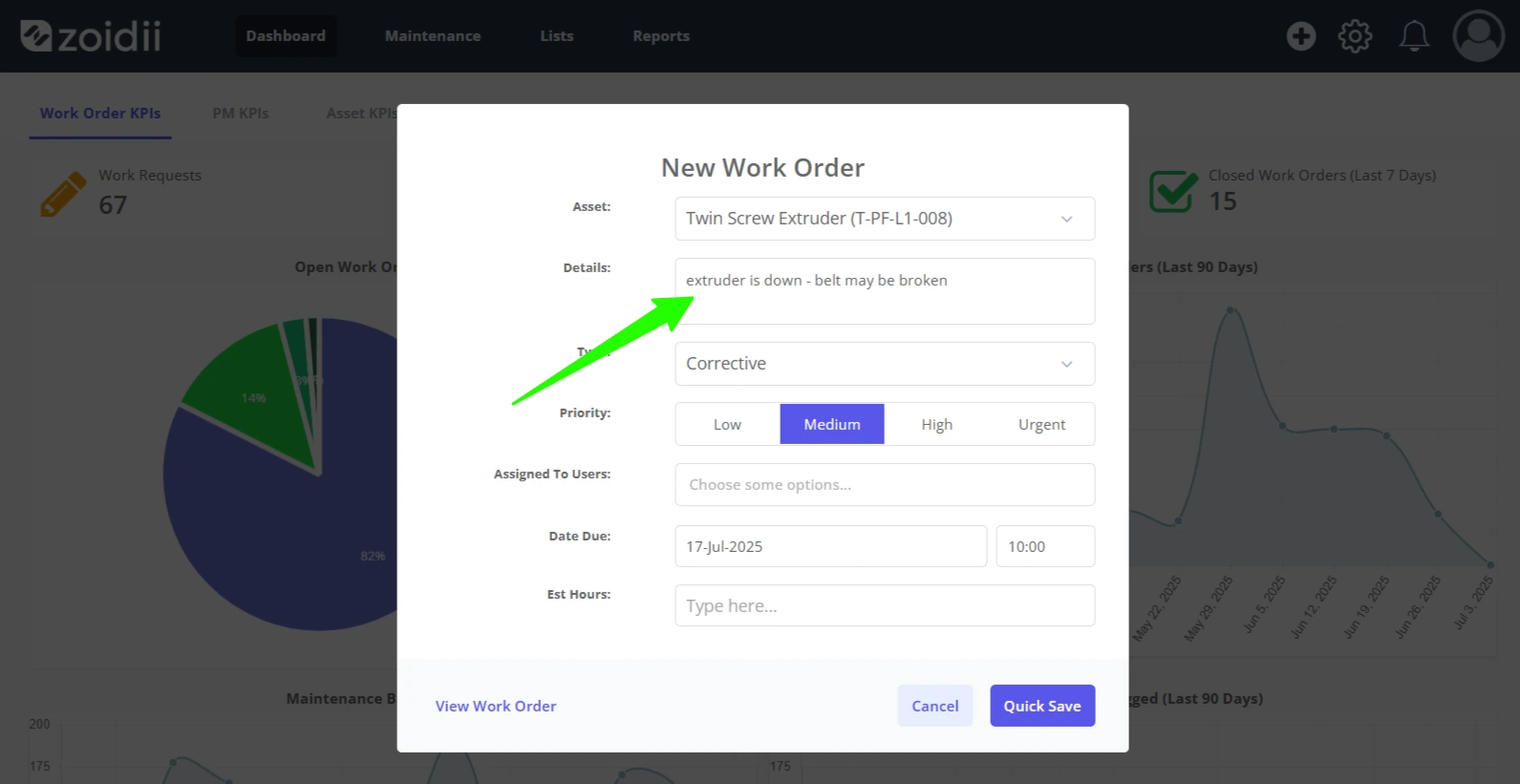 Create a Work Order - 4