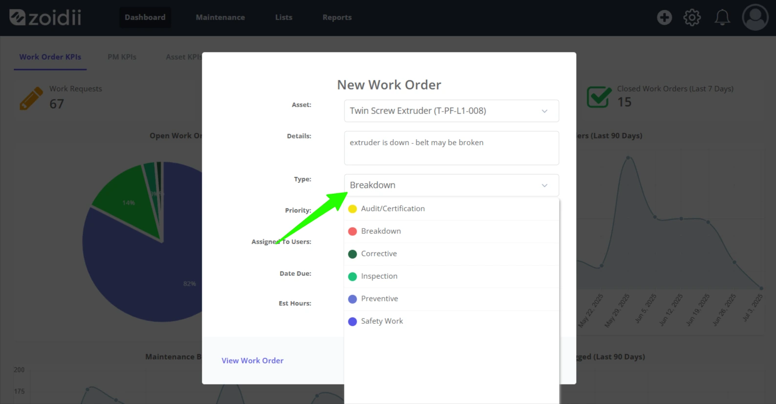 Create a Work Order - 5