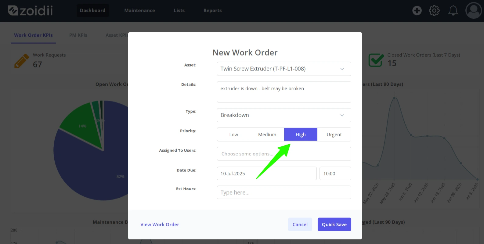 Create a Work Order - 6