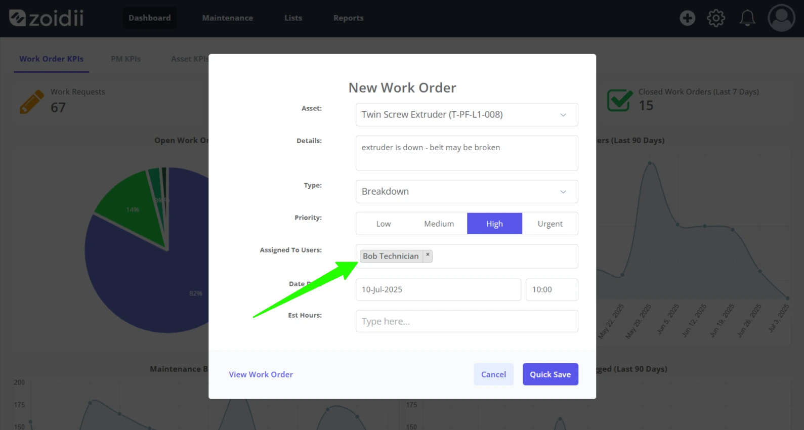 Create a Work Order - 7