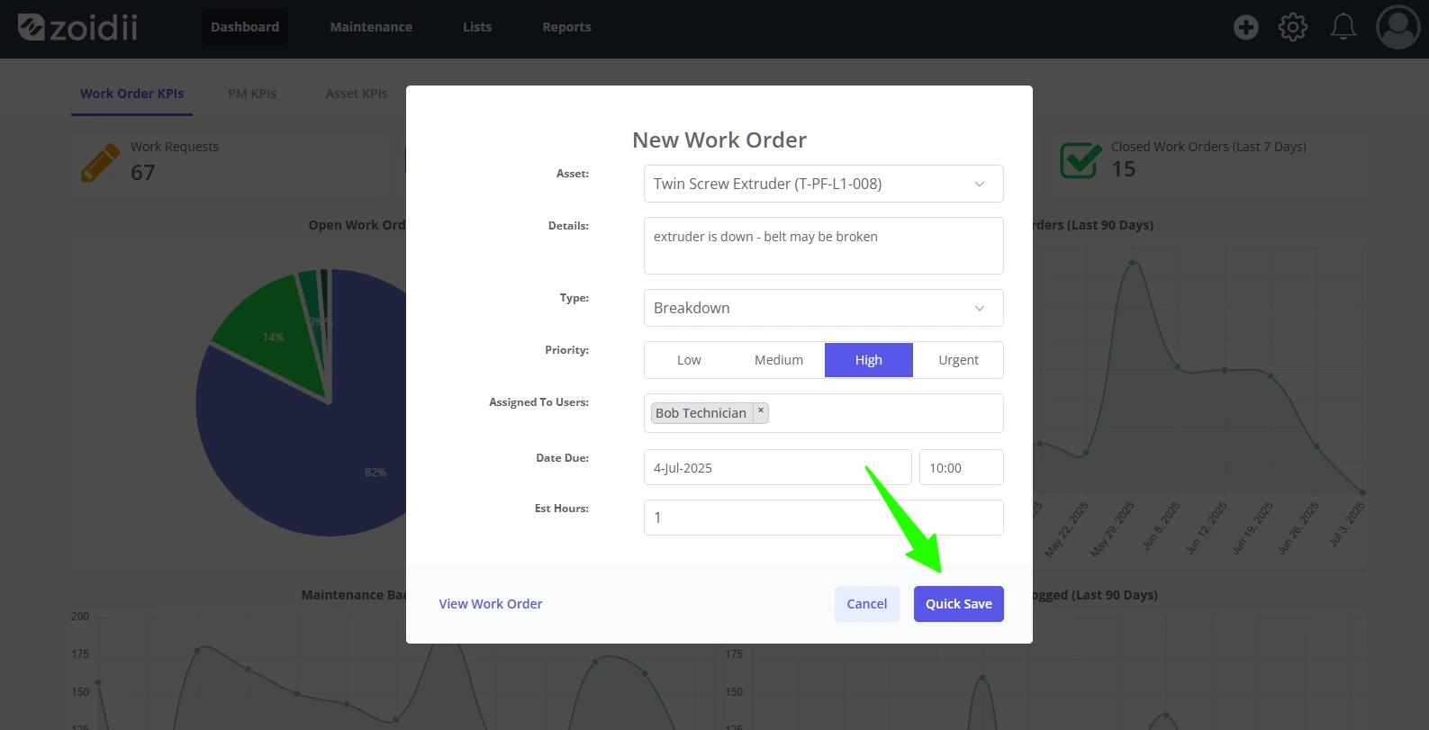 Create a Work Order - 11