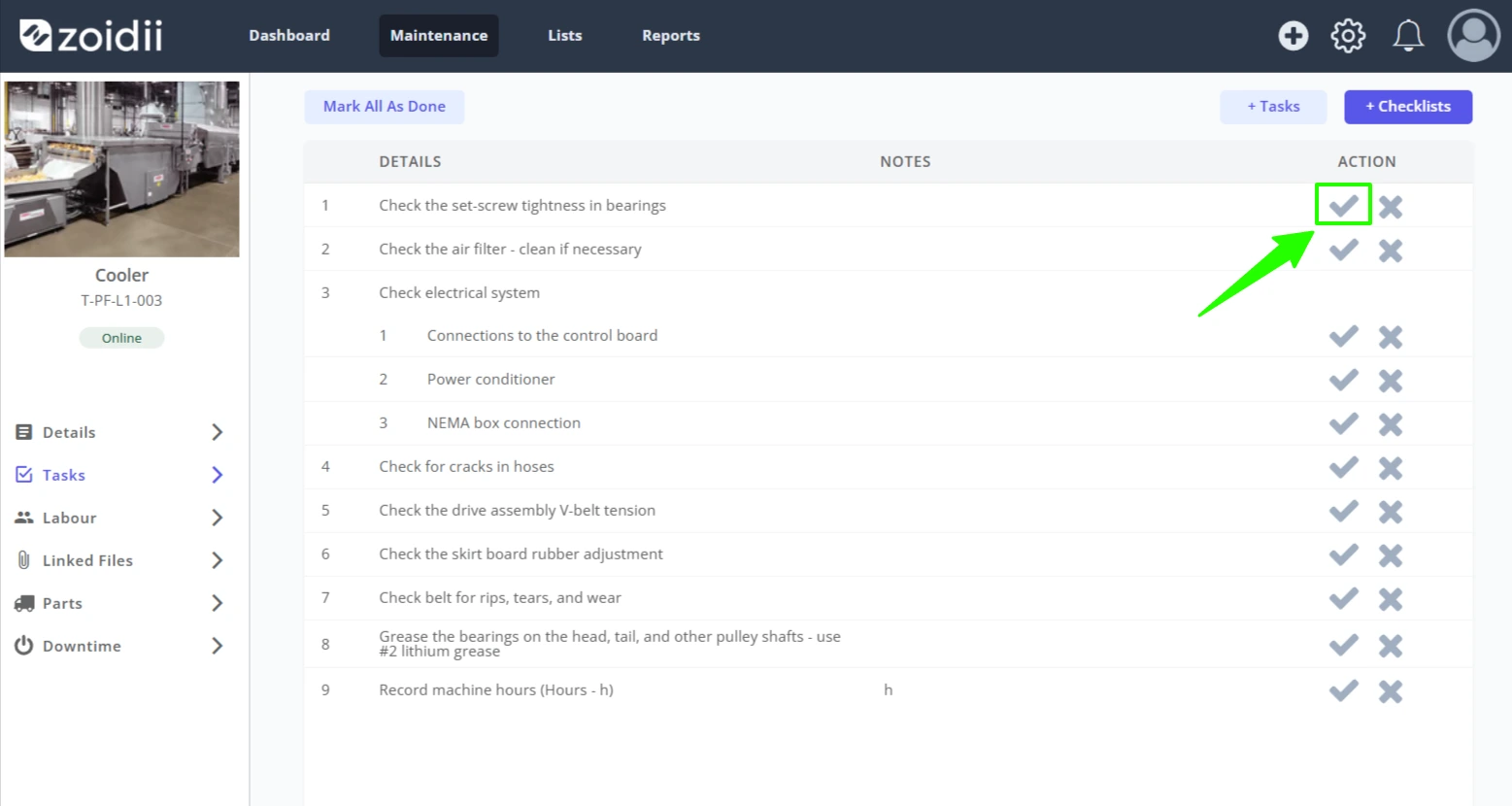 Complete Work Order Tasks - 2