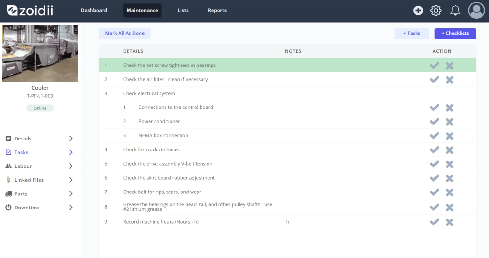 Complete Work Order Tasks - 3