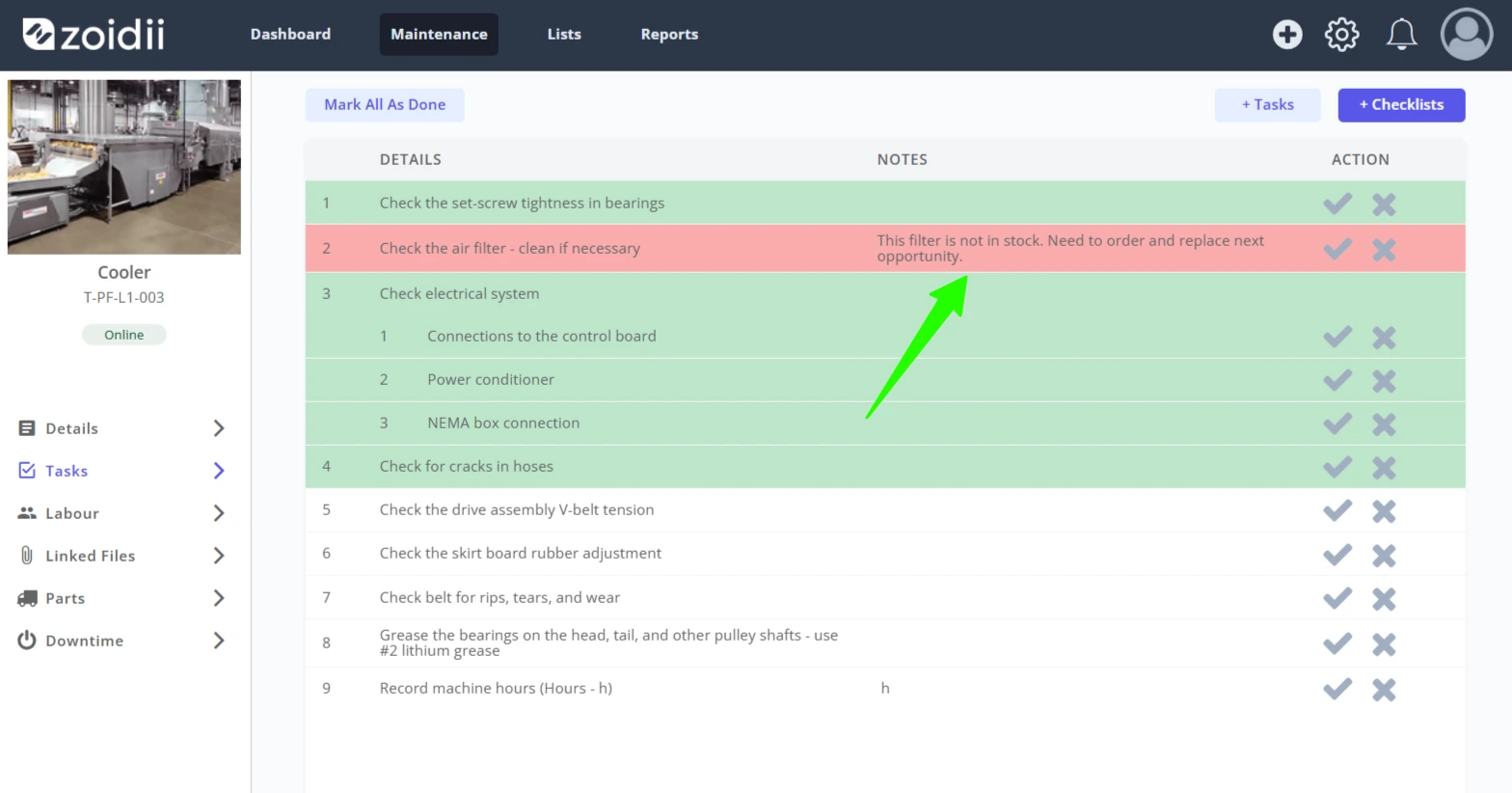 Complete Work Order Tasks - 7