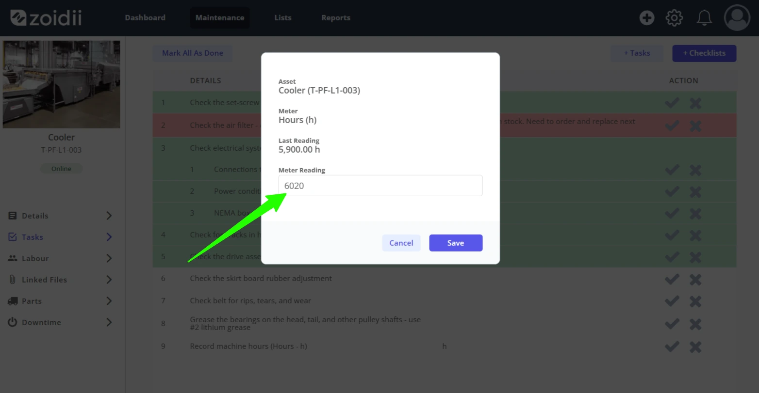 Complete Work Order Tasks - 9