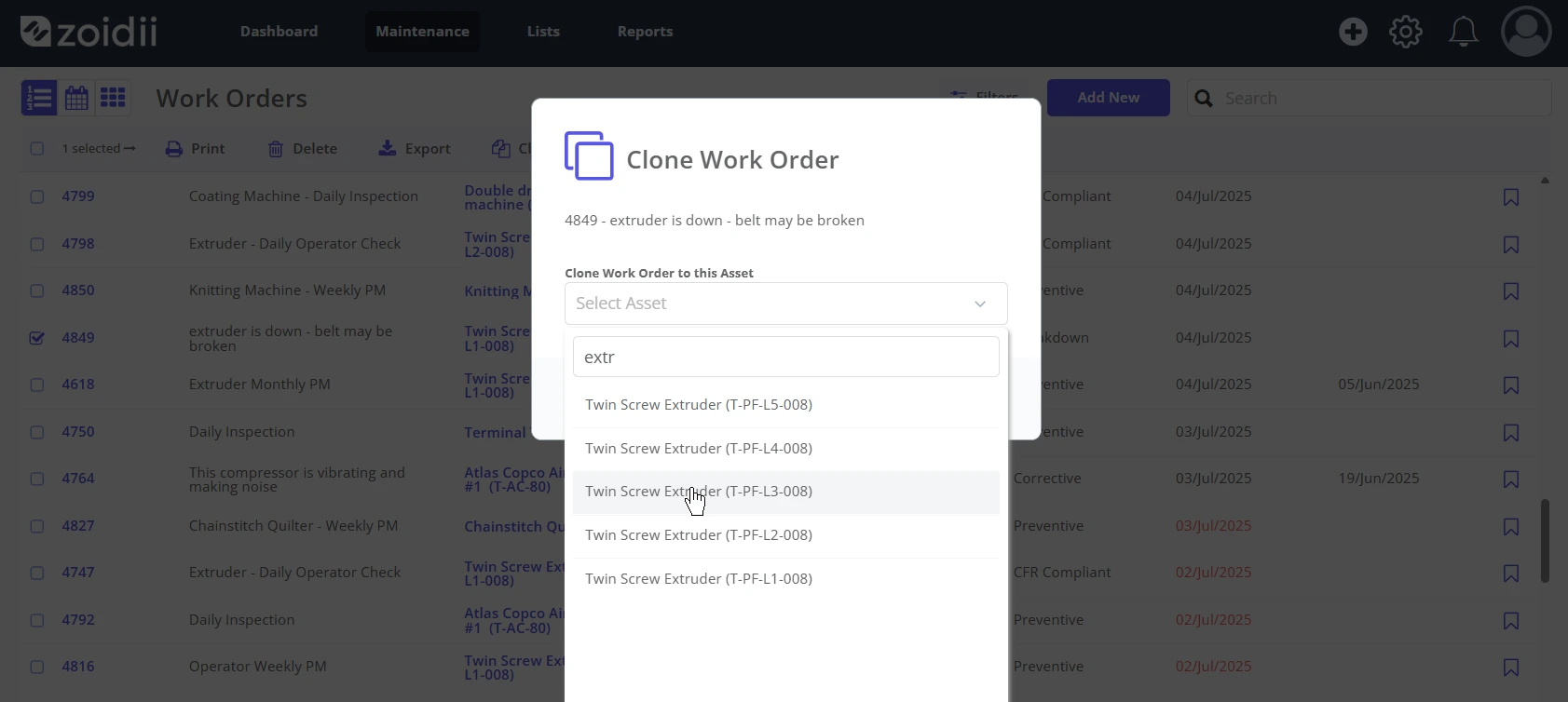 Clone a Work Order - 4