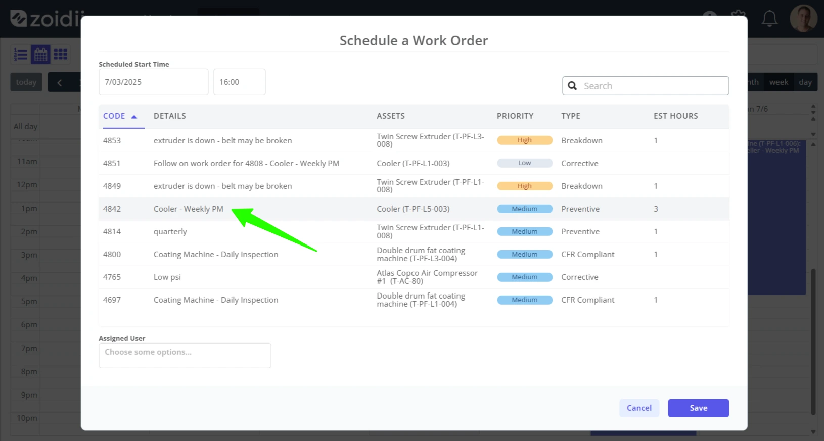 Schedule a Work Order - 3