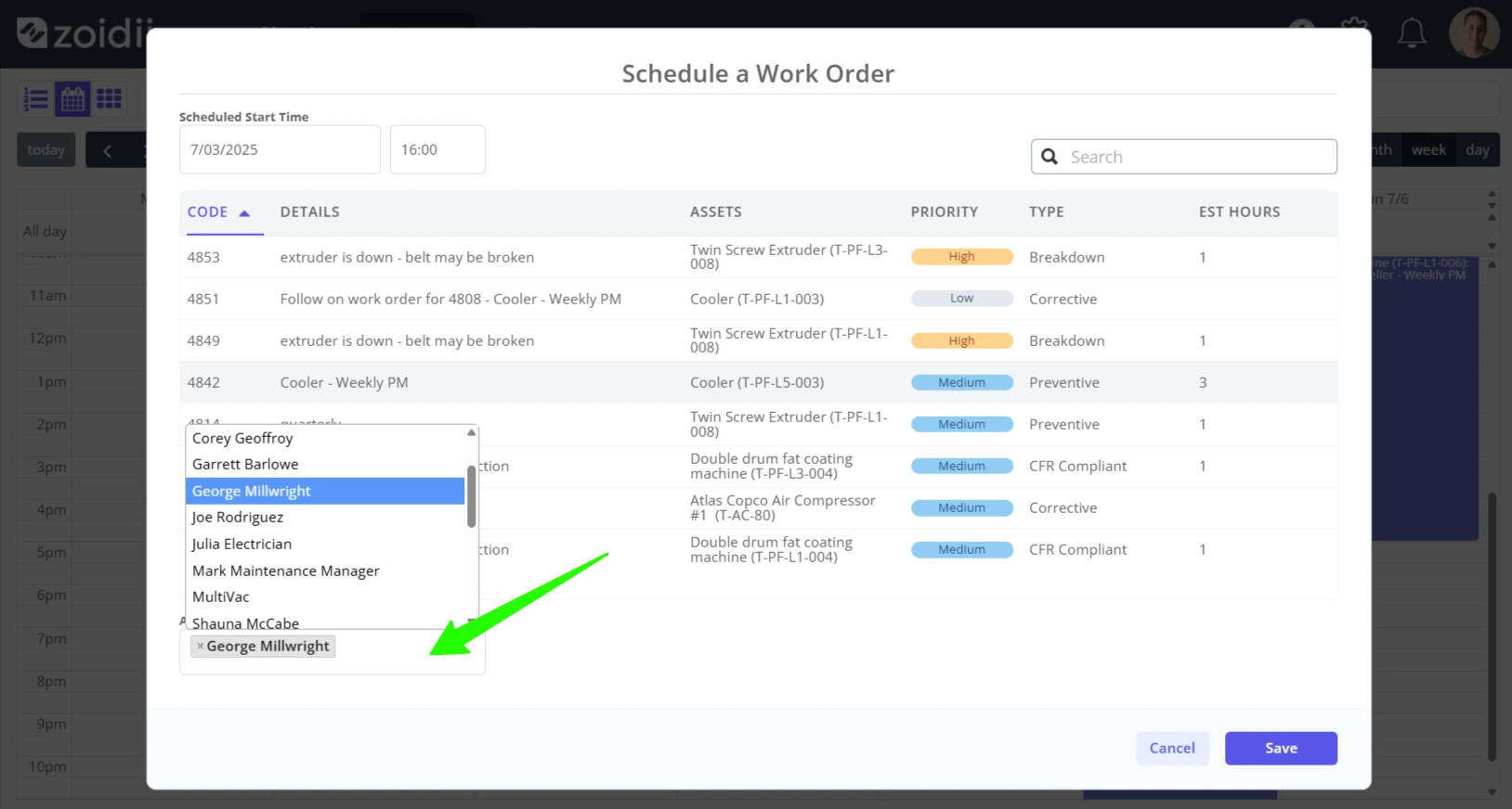 Schedule a Work Order - 4
