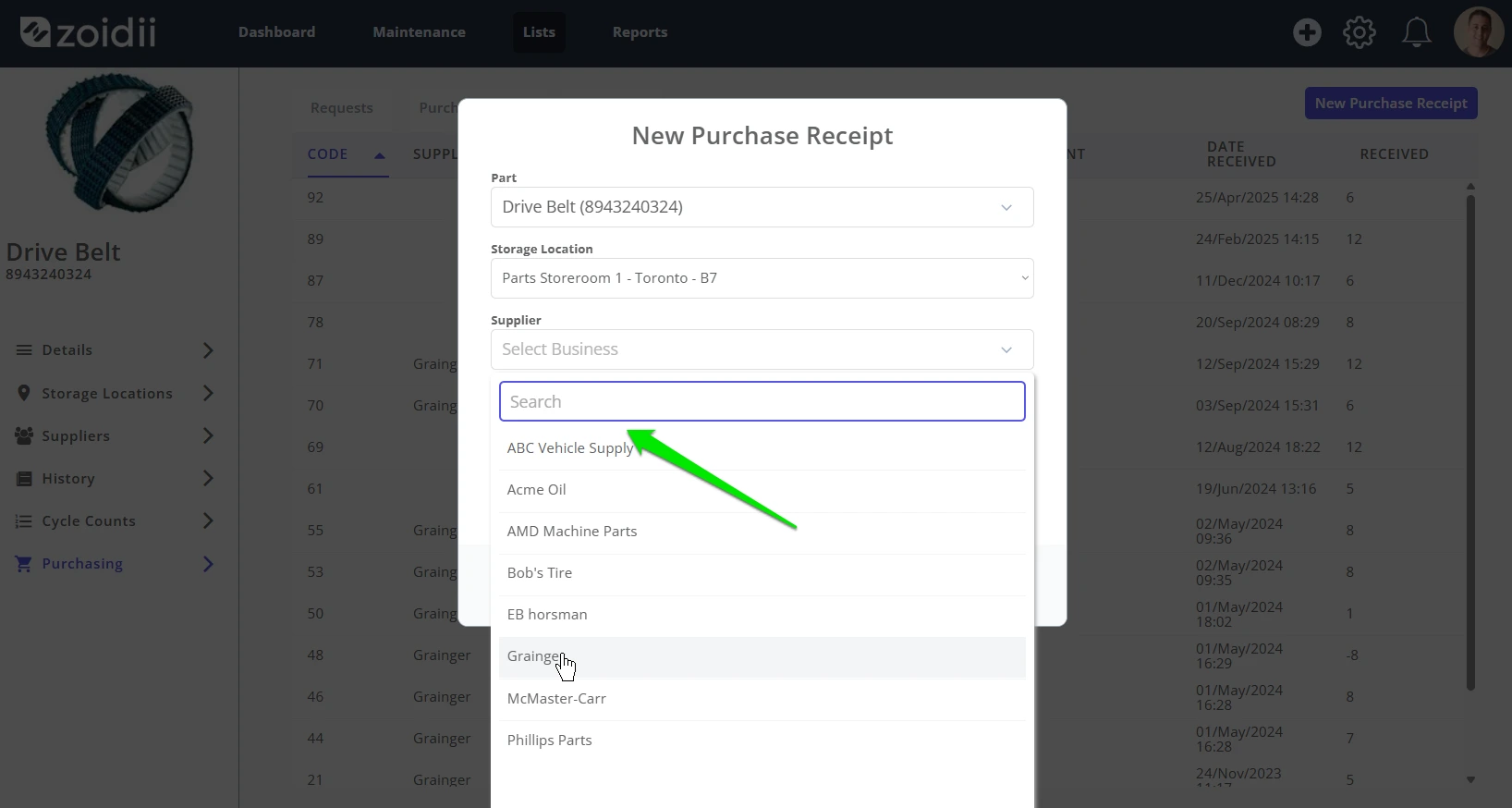 Receive Inventory into Stock - 5
