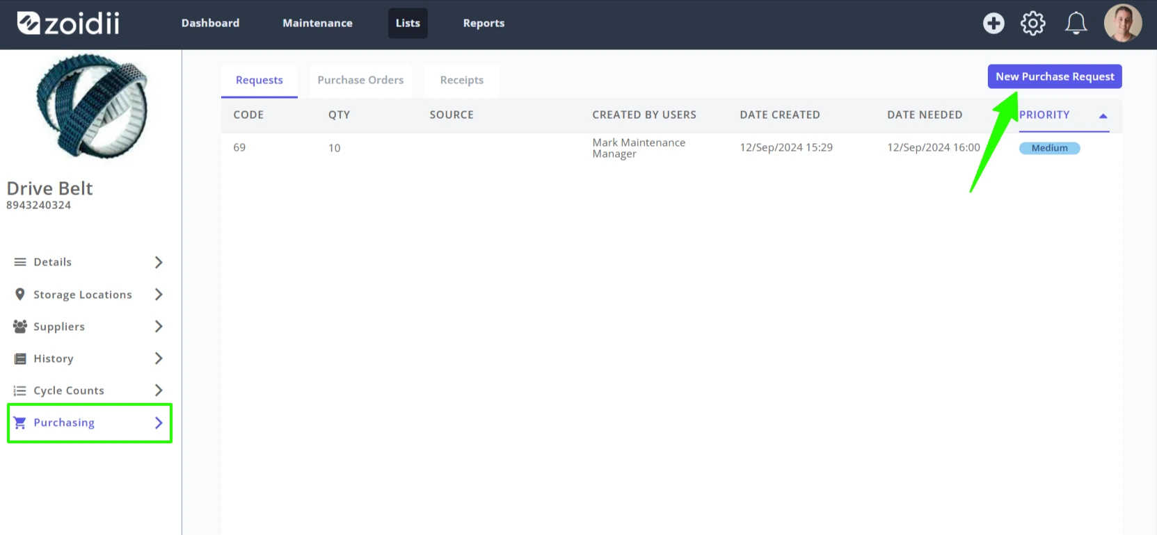 Create a Purchase Request - 2