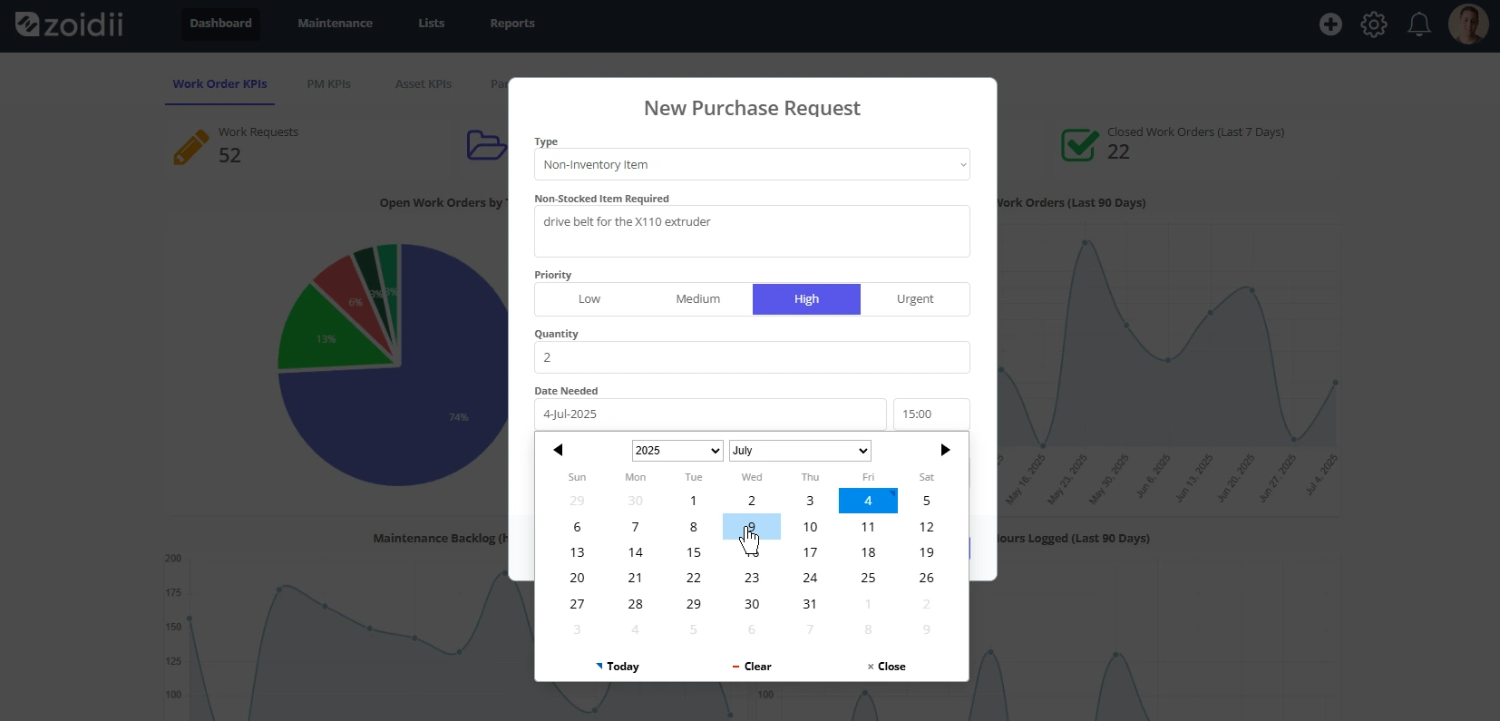 Create a Purchase Request - 10
