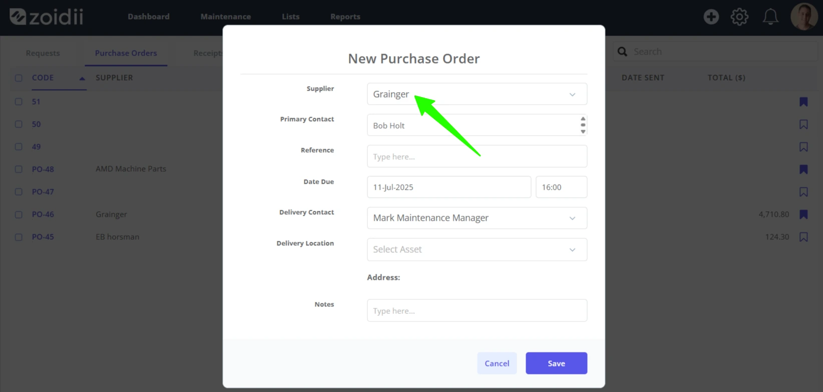 Create a New Purchase Order - 4
