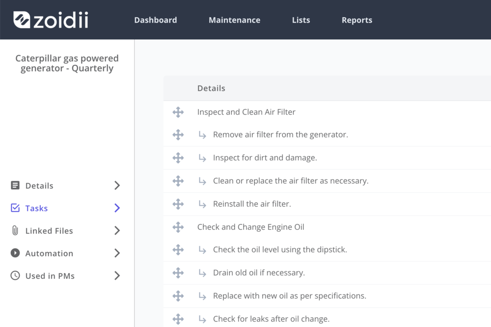 CMMS Checklists