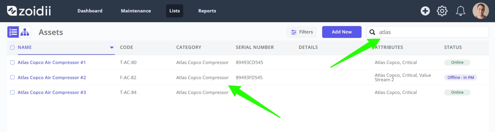 Page search results explained - 3