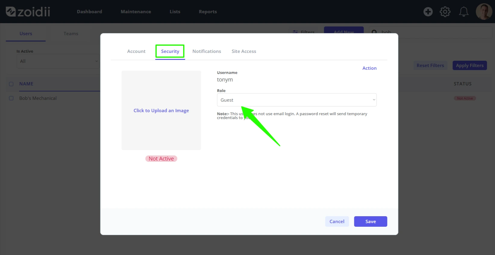 Convert a user from Guest to Active Role - 7