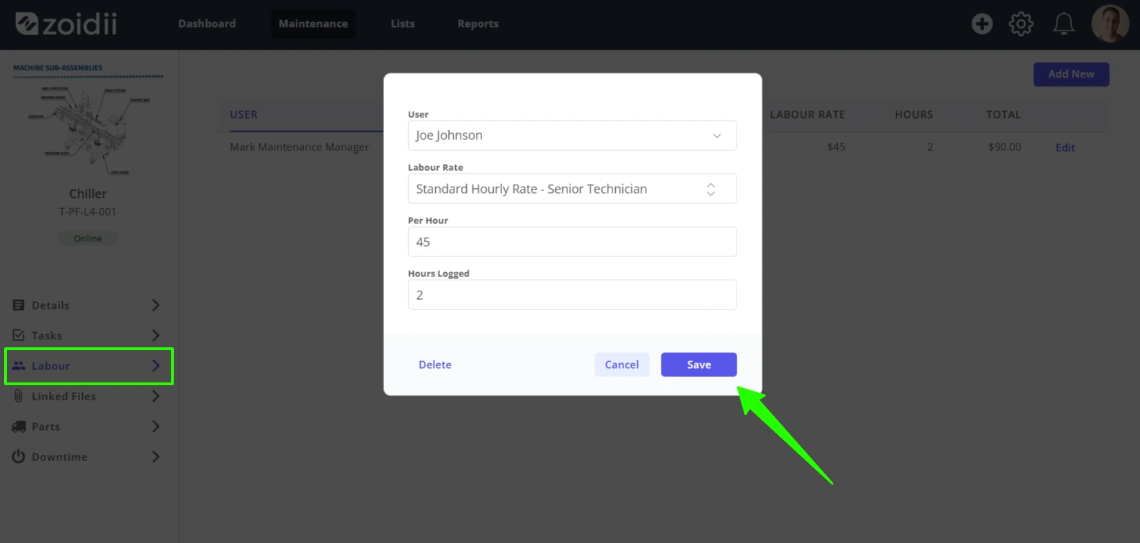 Assign work orders to vendors - 12