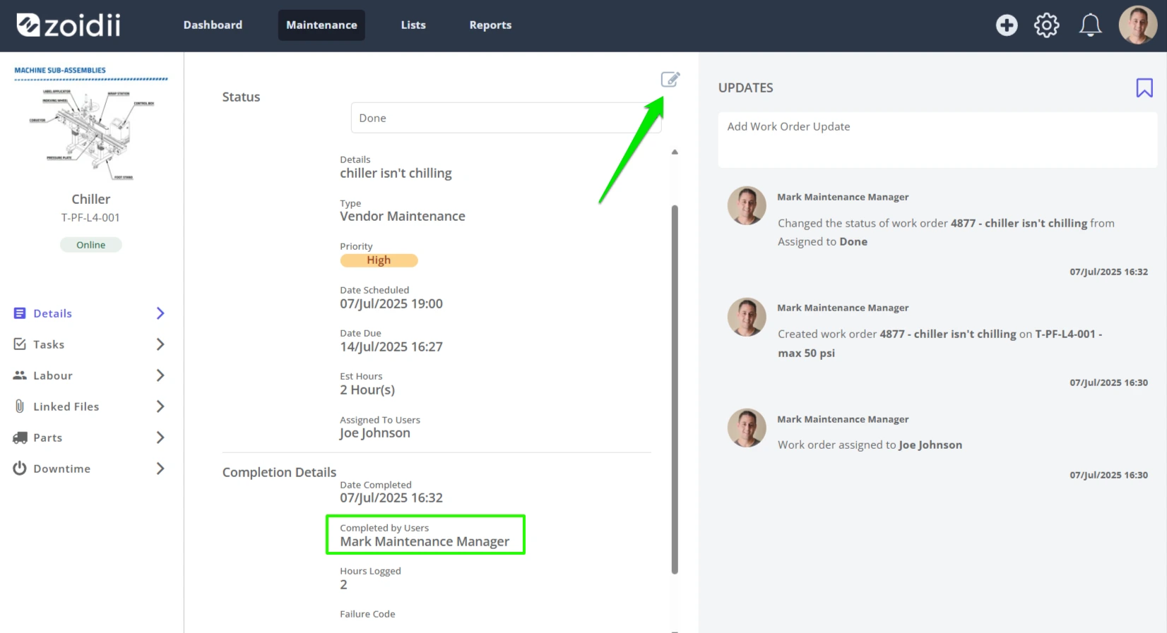 Assign work orders to vendors - 10