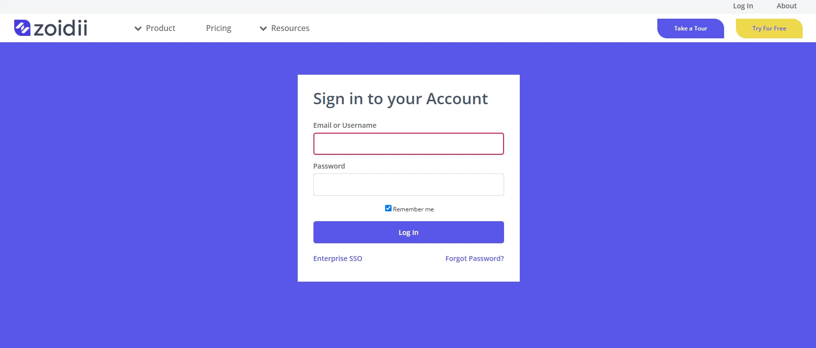 Sign Up for Zoidii - 4