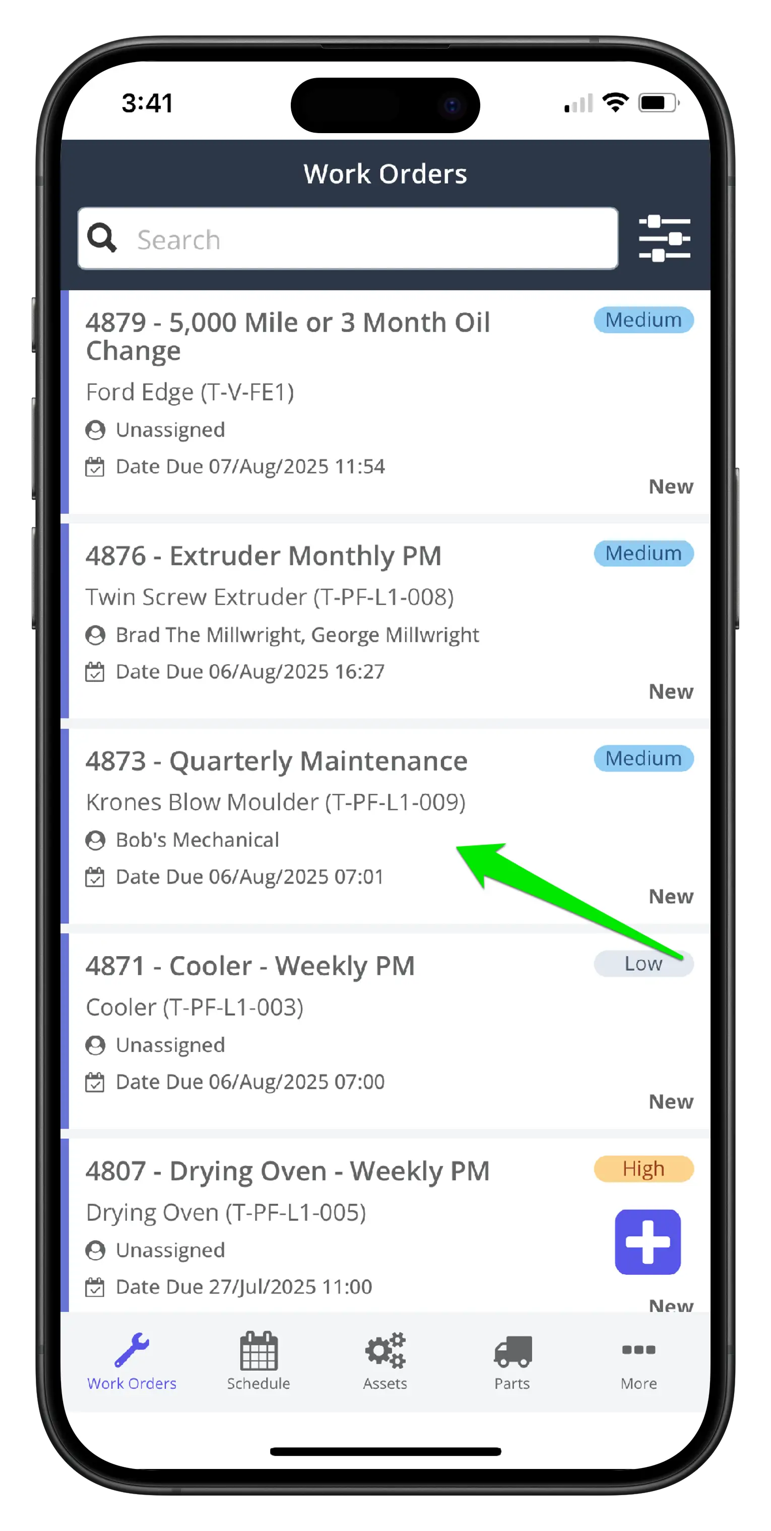 Start Processing a Work Order on Mobile - 2