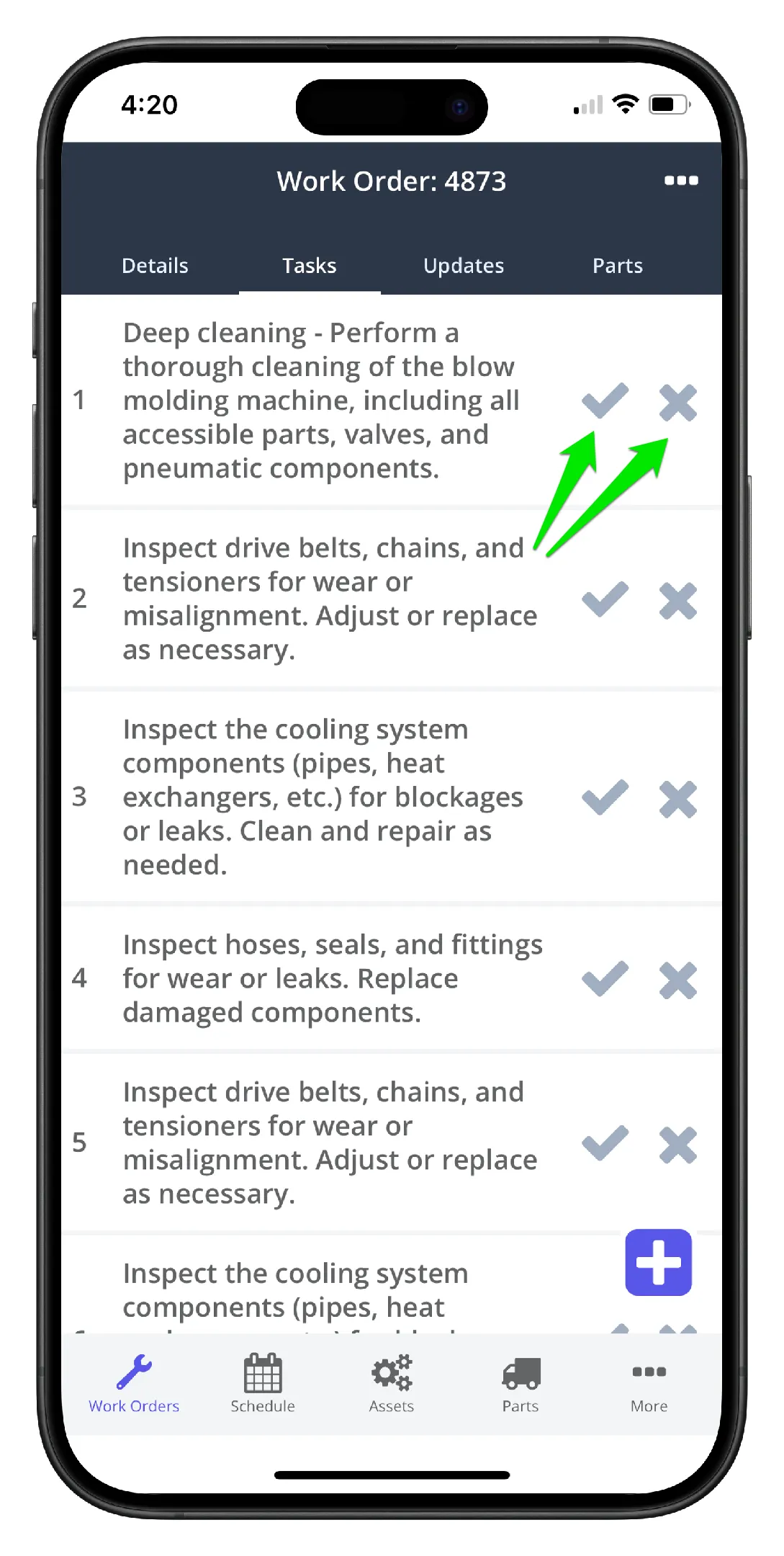 Complete Work Order Tasks on Mobile - 2
